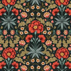 Victorian Carnation in Moody Red and Green Coffee Mug Gallery Image 2