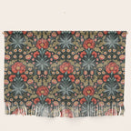 Victorian Carnation in Moody Red and Green Wall Hanging Gallery Image 1