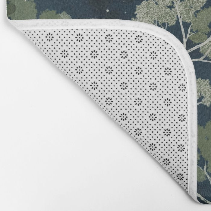 A Forest Awakens Full Moon Bath Mat Gallery Image 2