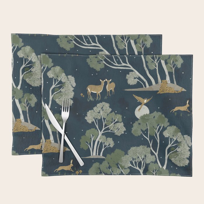 A Forest Awakens Full Moon Placemat Gallery Image 1