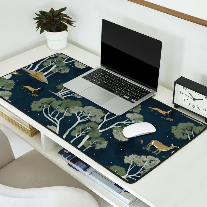 A Forest Awakens Full Moon Desk Mat Gallery Image 2