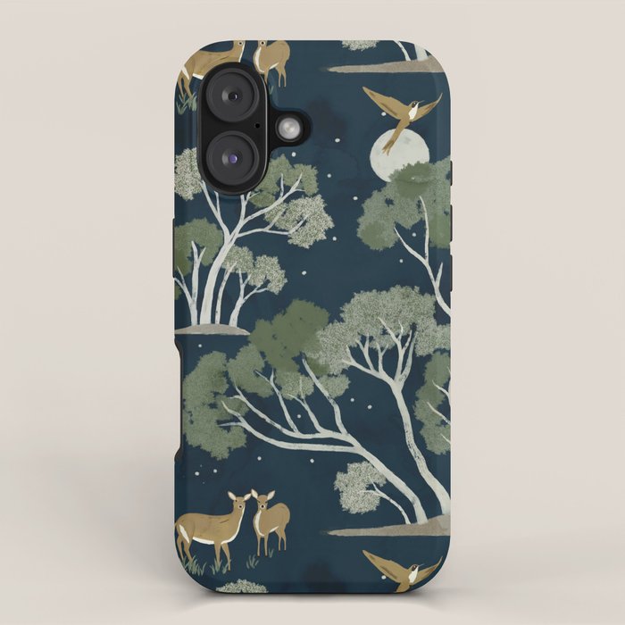A Forest Awakens Full Moon iPhone Case Gallery Image 1