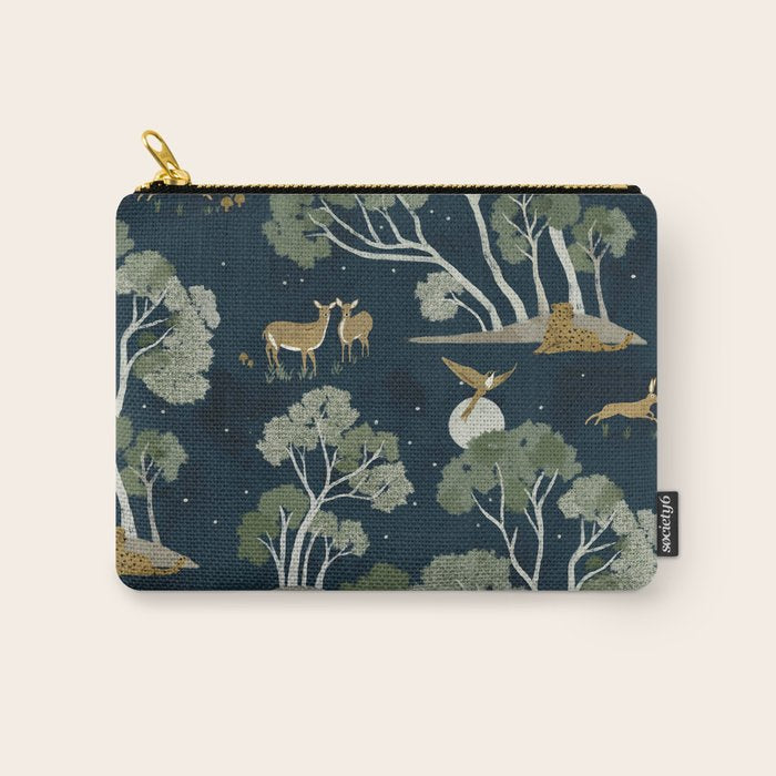 A Forest Awakens Full Moon Carry All Pouch Gallery Image 1