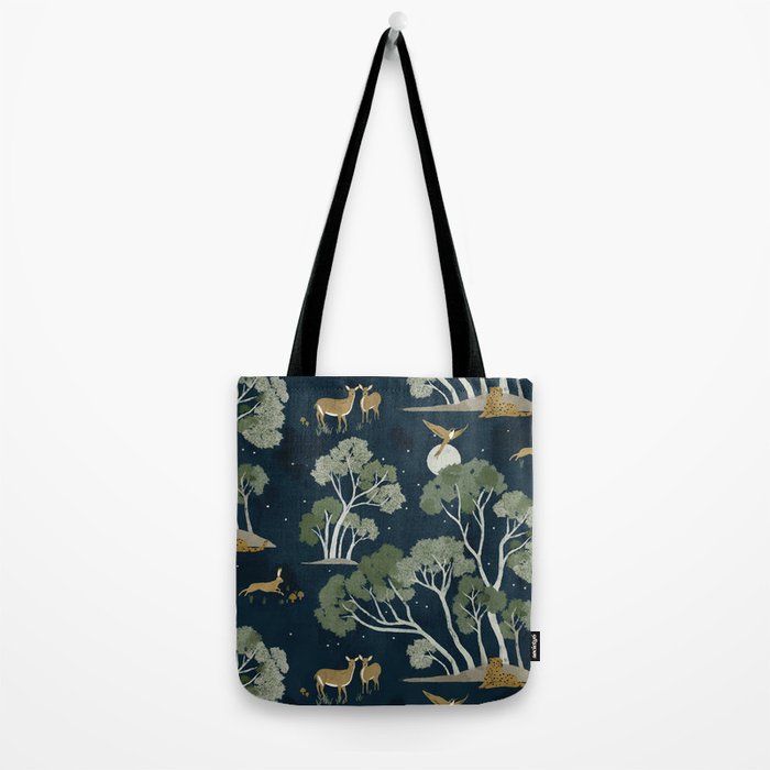 A Forest Awakens Full Moon Tote Bag Gallery Image 2
