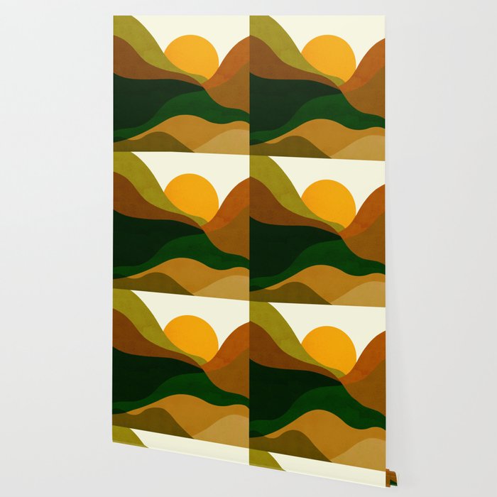 Abstraction_NEW_SUN_LANDSCAPE_SPRING_Minimalism_001B Wallpaper Gallery Image 2
