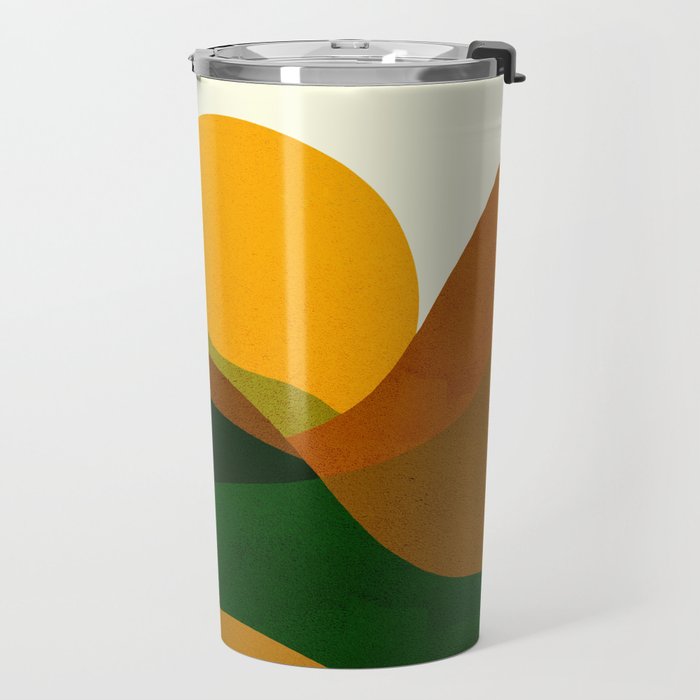 Abstraction_NEW_SUN_LANDSCAPE_SPRING_Minimalism_001B Travel Mug Gallery Image 2