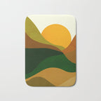 Abstraction_NEW_SUN_LANDSCAPE_SPRING_Minimalism_001B Bath Mat Gallery Image 1