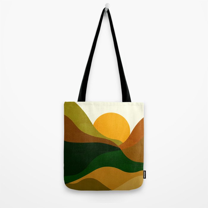 Abstraction_NEW_SUN_LANDSCAPE_SPRING_Minimalism_001B Tote Bag Gallery Image 2