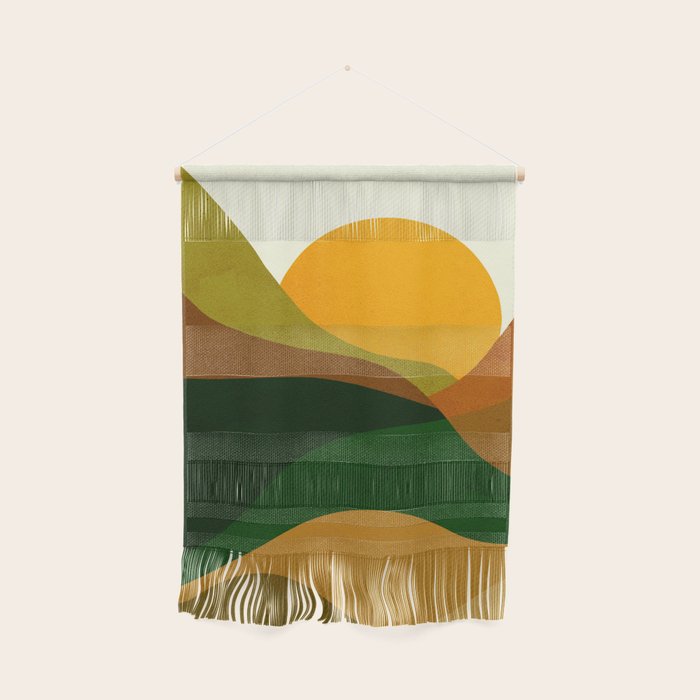 Abstraction_NEW_SUN_LANDSCAPE_SPRING_Minimalism_001B Wall Hanging Gallery Image 1