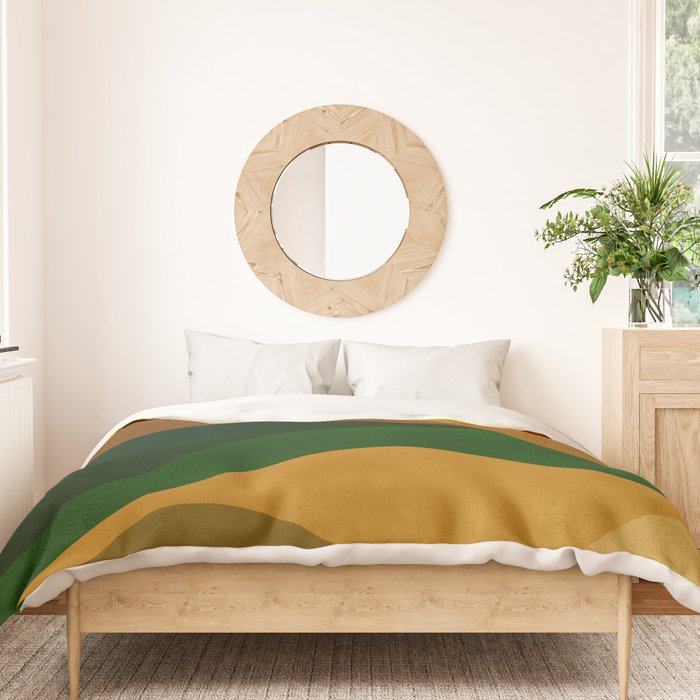 Abstraction_NEW_SUN_LANDSCAPE_SPRING_Minimalism_001B Duvet Cover Gallery Image 3