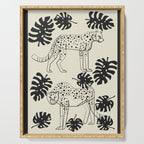 Cheetahs Monstera 4 Serving Tray Gallery Image 1