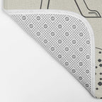 Cheetahs Monstera 4 Bath Mat Gallery Image 2
