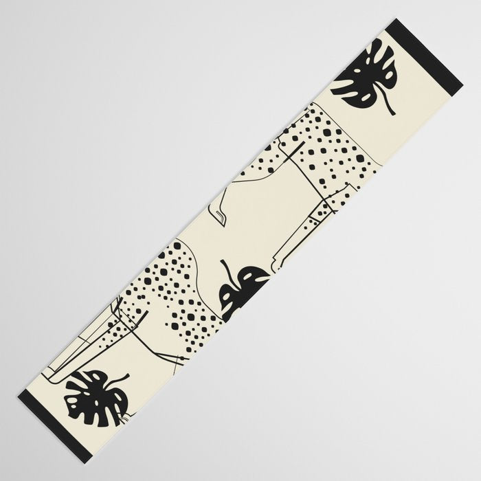 Cheetahs Monstera 4 Table Runner Gallery Image 3