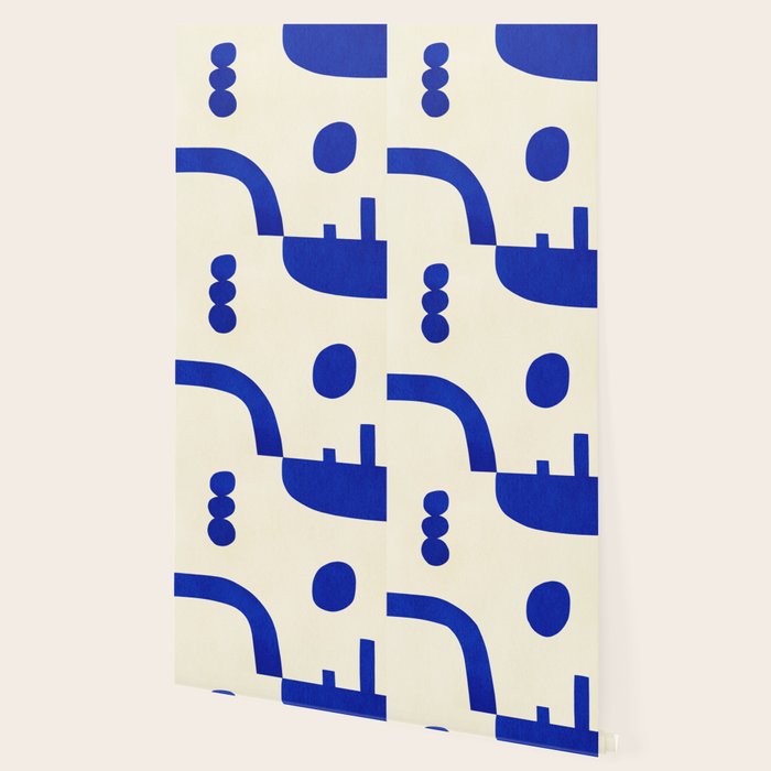 Composition n01-blue Wallpaper Gallery Image 2