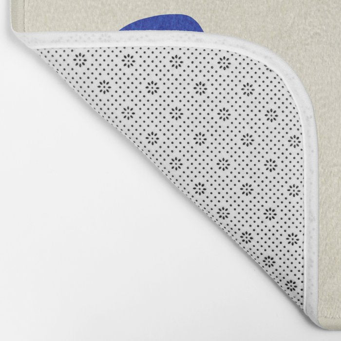 Composition n01-blue Bath Mat Gallery Image 2