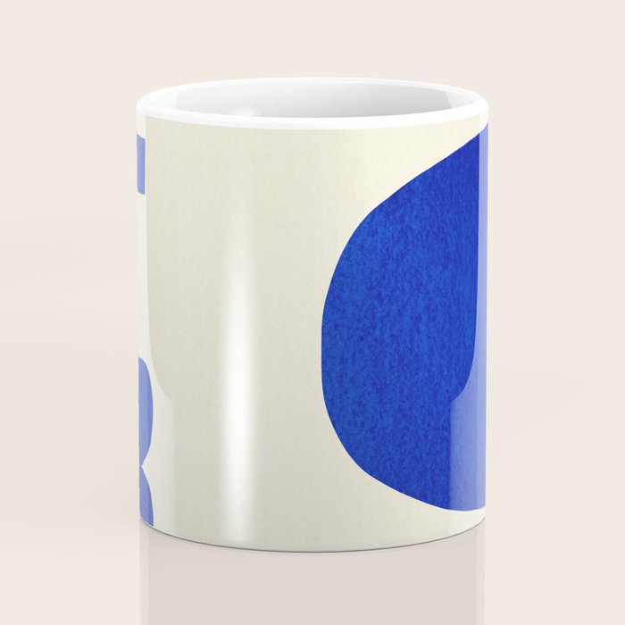 Composition n01-blue Coffee Mug Gallery Image 4