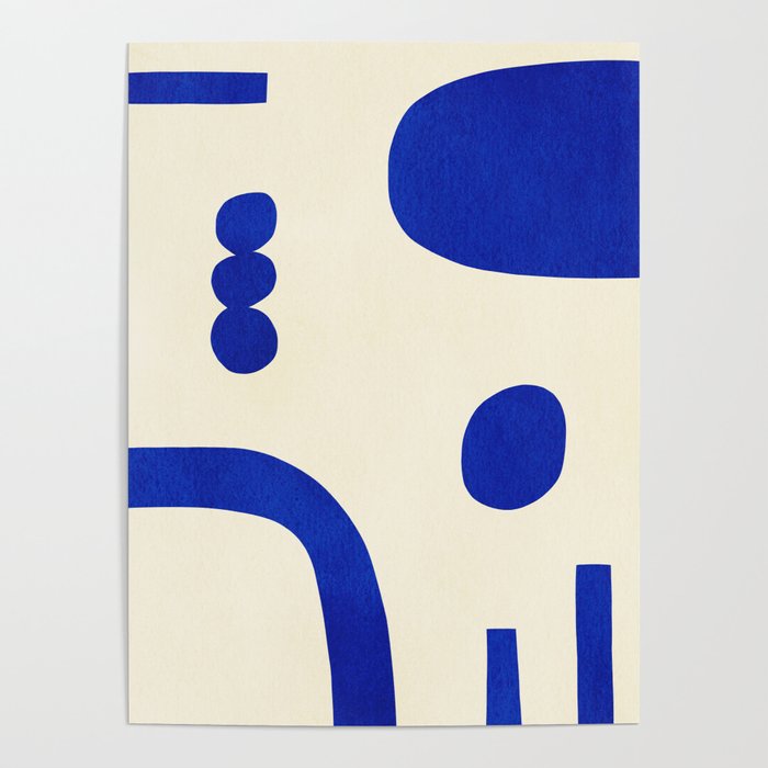 Composition n01-blue Poster Gallery Image 1