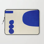 Composition n01-blue Laptop Sleeve Gallery Image 1