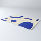 Composition n01-blue Rug Gallery Image 3