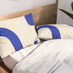Composition n01-blue Pillow Sham Gallery Image 2