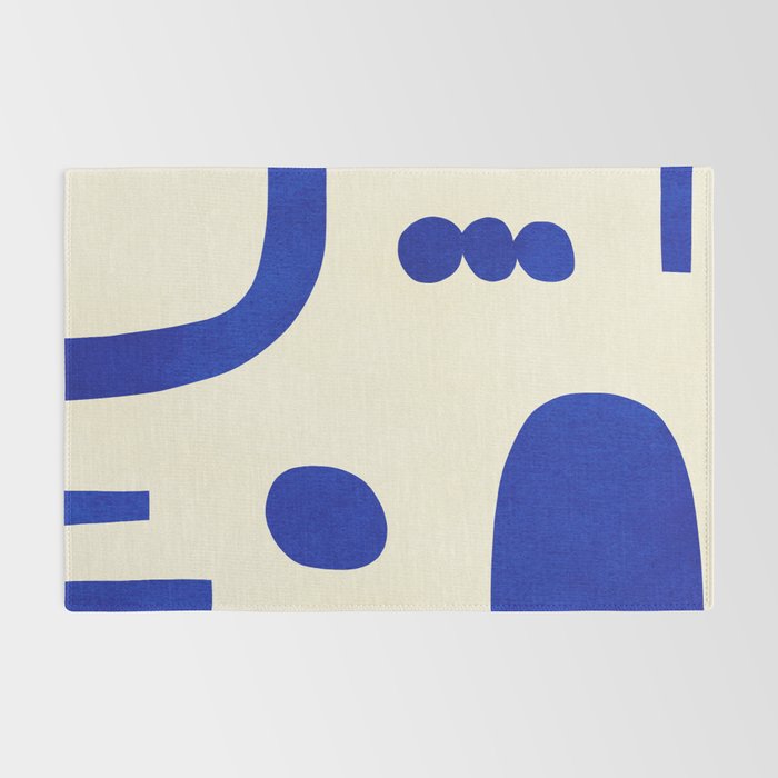 Composition n01-blue Rug Gallery Image 2