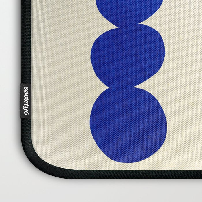Composition n01-blue Laptop Sleeve Gallery Image 3
