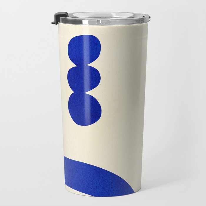 Composition n01-blue Travel Mug Gallery Image 3