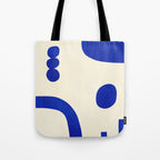 Composition n01-blue Tote Bag Gallery Image 1