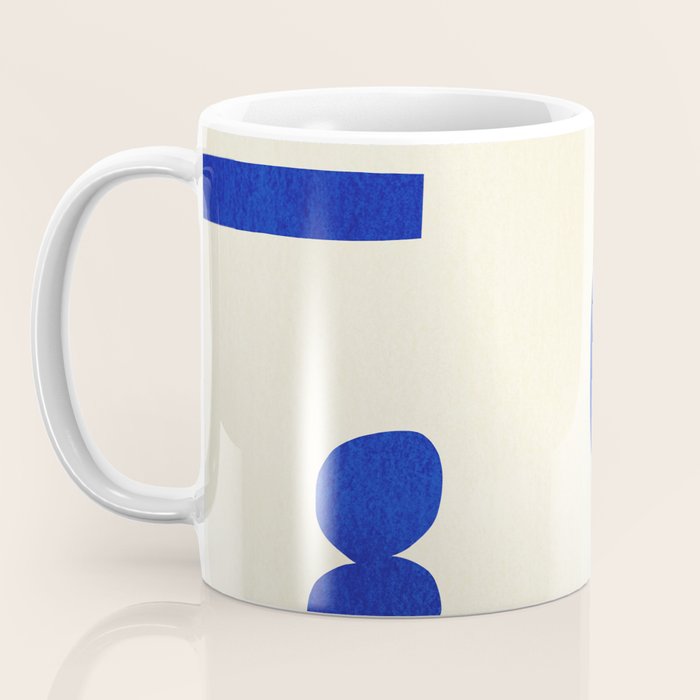 Composition n01-blue Coffee Mug Gallery Image 3