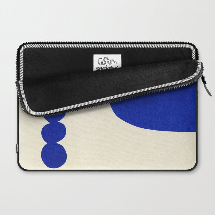 Composition n01-blue Laptop Sleeve Gallery Image 2