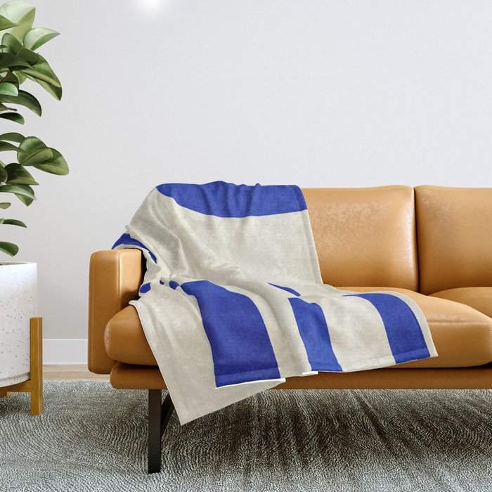 Composition n01-blue Throw Blanket Gallery Image 1