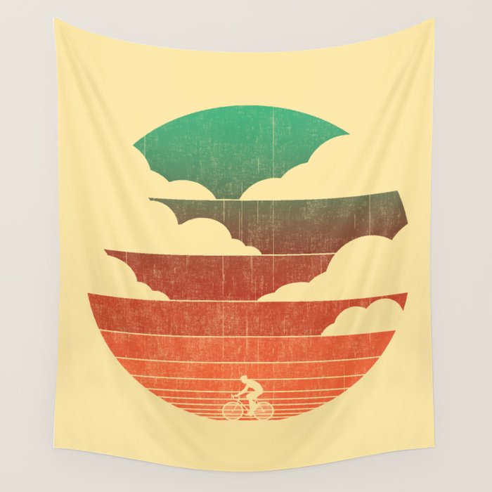 Go West (cycling edition) Wall Tapestry Gallery Image 4
