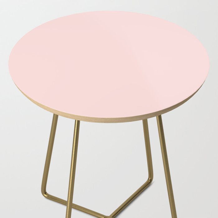 Light Pink Solid Color Side Table Gallery Image 2