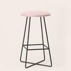 Light Pink Solid Color Stool Gallery Image 1