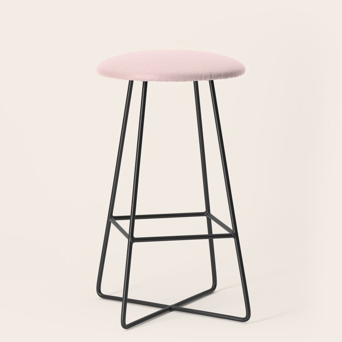 Light Pink Solid Color Stool Gallery Image 1