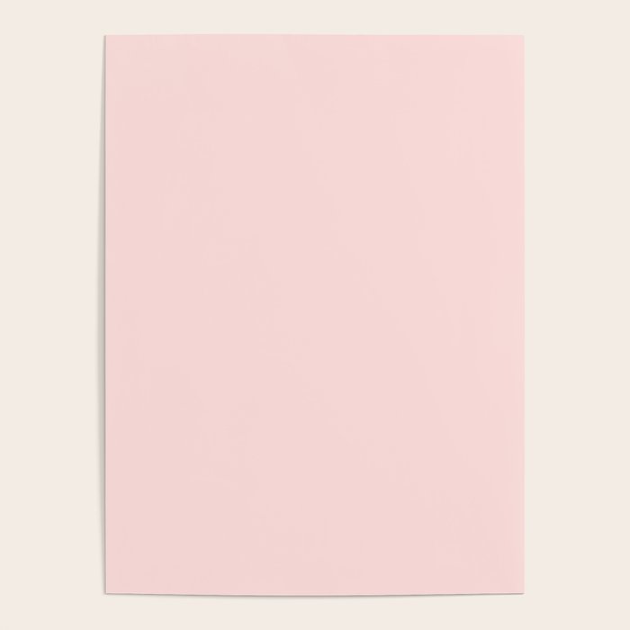 Light Pink Solid Color Poster Gallery Image 4