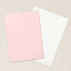 Light Pink Solid Color Stationery Card Gallery Image 2