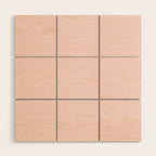 Light Pink Solid Color Wood Wall Art Gallery Image 1