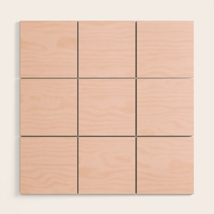 Light Pink Solid Color Wood Wall Art Gallery Image 1