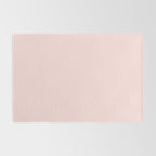 Light Pink Solid Color Rug Gallery Image 2