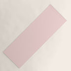 Light Pink Solid Color Yoga Mat Gallery Image 1