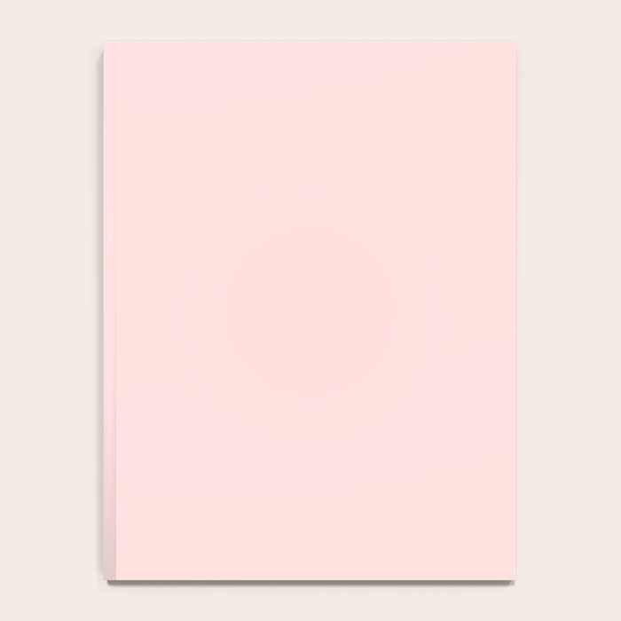Light Pink Solid Color Notebook Gallery Image 4