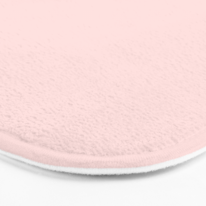 Light Pink Solid Color Bath Mat Gallery Image 3