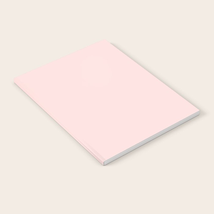 Light Pink Solid Color Notebook Gallery Image 2