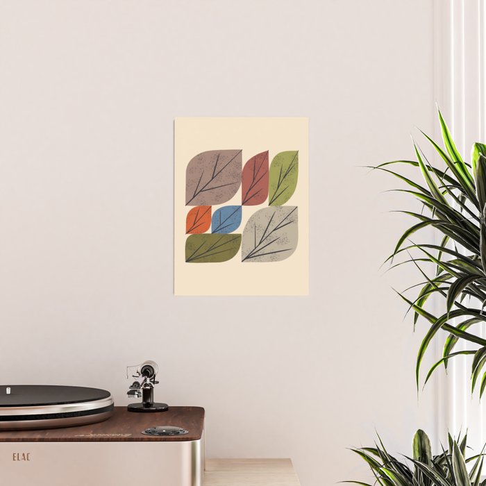 Leaf Grid Poster Gallery Image 2