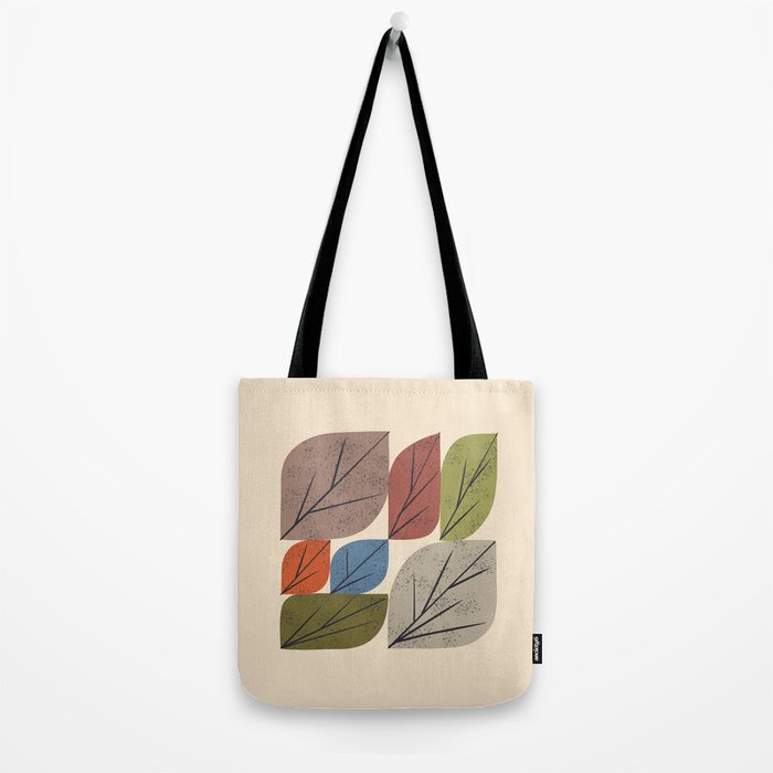 Leaf Grid Tote Bag Gallery Image 2