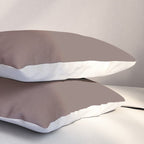 Delicate bouquet of flowers with bow - Peach and mocha copper Pillow Sham Gallery Image 3