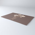Delicate bouquet of flowers with bow - Peach and mocha copper Rug Gallery Image 3