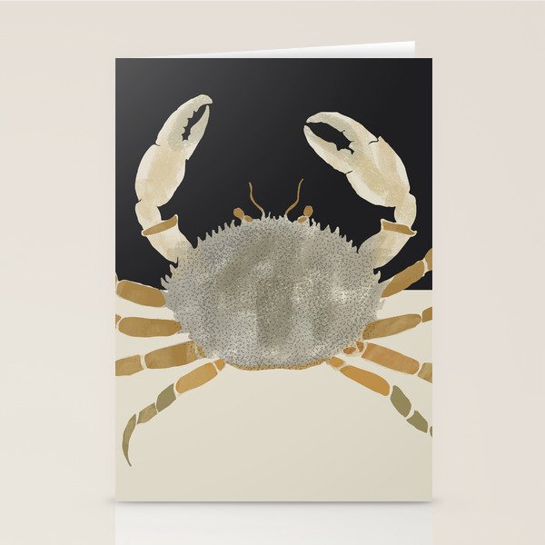 Minimalist Crab Stationery Card Gallery Image 2