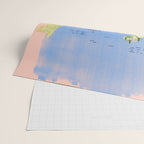 Map of Northern Michigan - Pasty Tour in Peach Wrapping Paper Gallery Image 2
